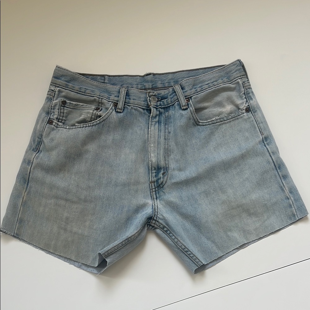 Casual Light Blue Denim Shorts